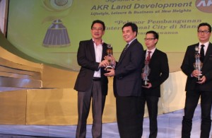 AKR Land Development Received an Award for Pioneer of International City Development in Manado