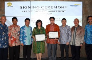 Signing of Bank Mandiri Credit Facility for SOHO One Signature Gallery Development